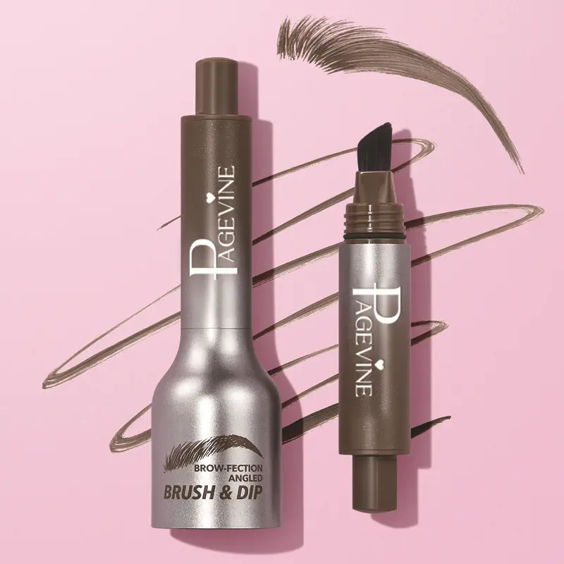 Popular eyebrow paste, large brush head, eyebrow hairline, non-smudging, press wild eyebrow pencil