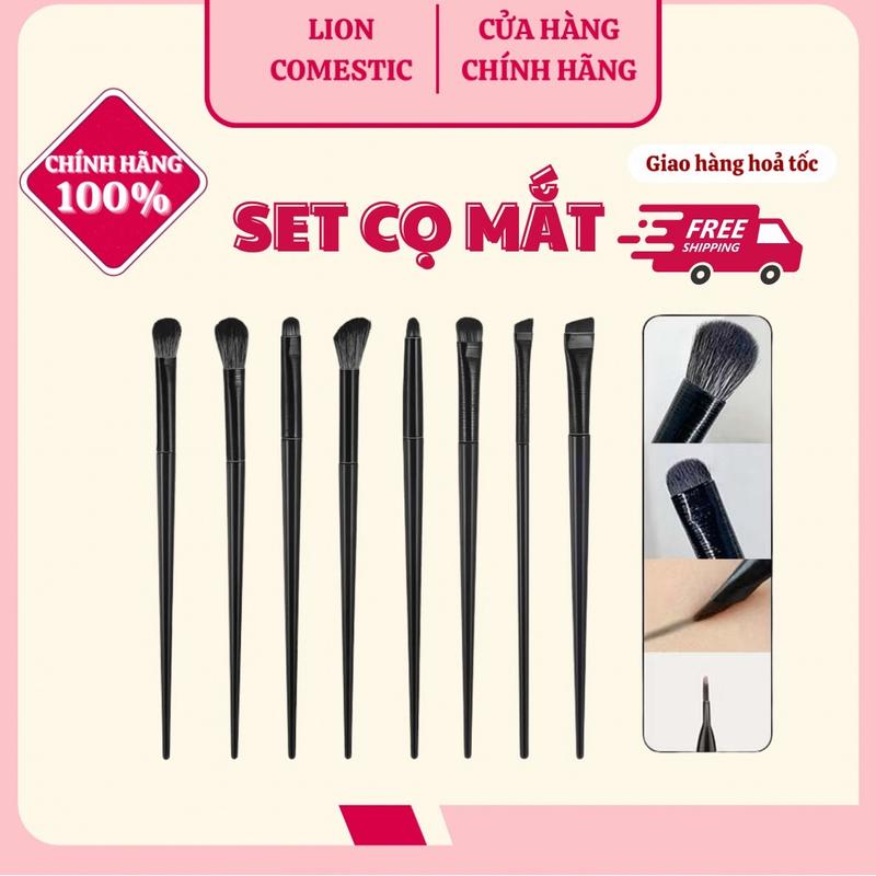 Set Cọ Trang Điểm Mắt Khối Mũi Chuyên Nghiệp
