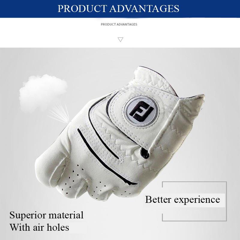 Product Introduction of ถุงมือกอล์ฟข้ามพรมแดนสำหรับผู้ชาย ถุงมือหนังแกะระบายอากาศ กันลื่น มือซ้ายและขวา ทนต่อการสึกหรอ เดี่ยว ขายร้อน 19