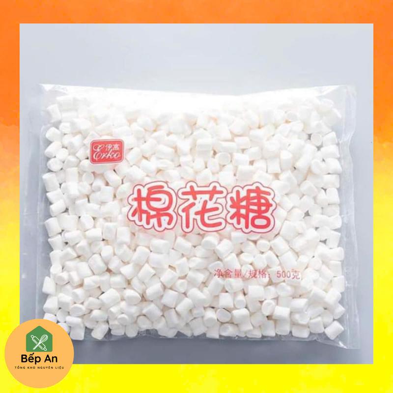  Kẹo marshmallow trắng Erko 500g làm kẹo Nougat chuẩn vị 
