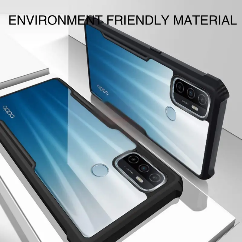 XUNDD Casing Oppo A32/A33/A53/A53S 4G Shockproof Armor Fhusion Transparant Case Bumper Layar 3