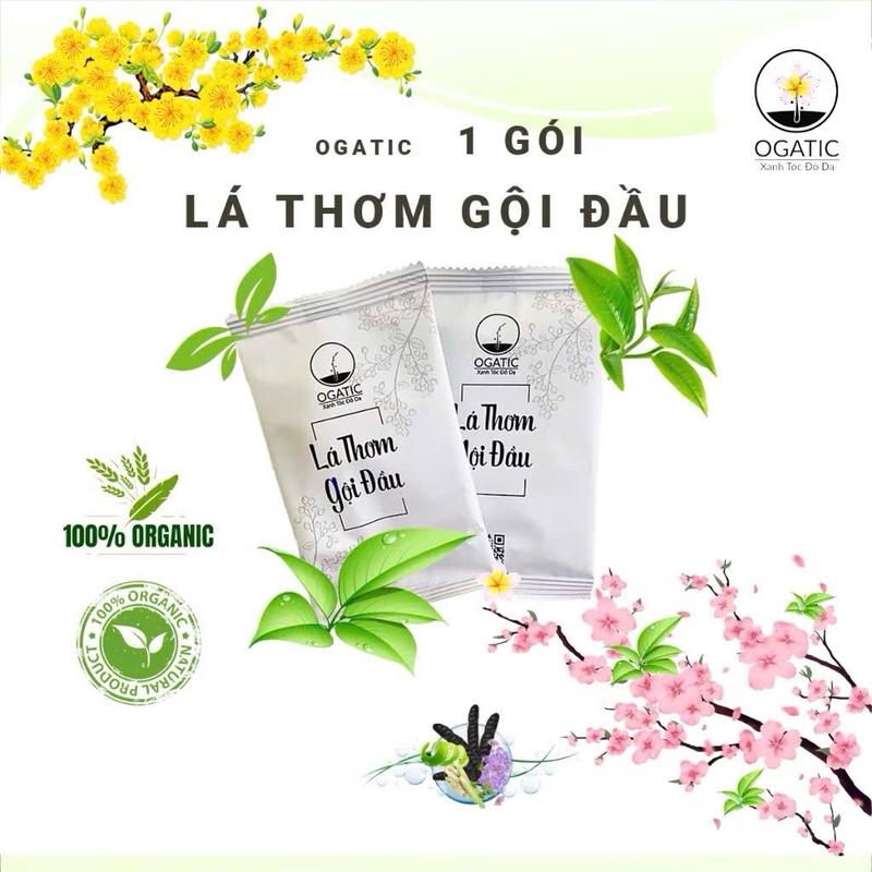 1 GÓI LÁ THƠM GỘI ĐẦU OGATIC. 1