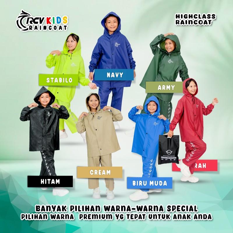 Product Introduction of (BELI 1 DAPAT 2 STEL) JAS HUJAN ANAK RAINCOAT KIDS Setelan SD&TK Laki-laki Perempuan Raincoat Best Quality Tebal Kuat Elastis Anti Rembes Mantel 80