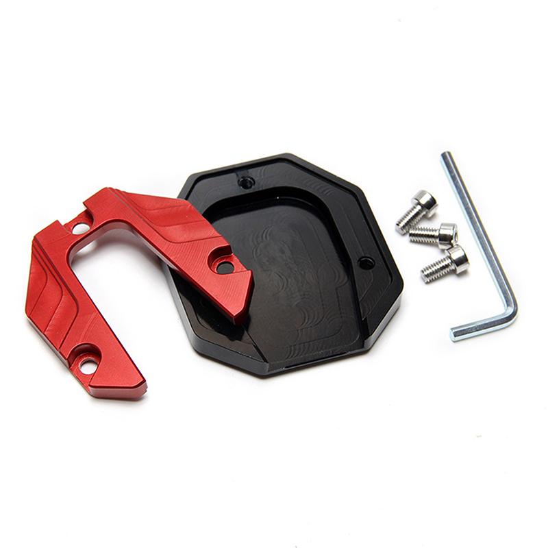 Product Introduction of Scooter Motorcycle Bike Kickstand Extender Foot Side Stand Extension Pad Support Plate Anti-skid Enlarged Base bike  quad engine 21