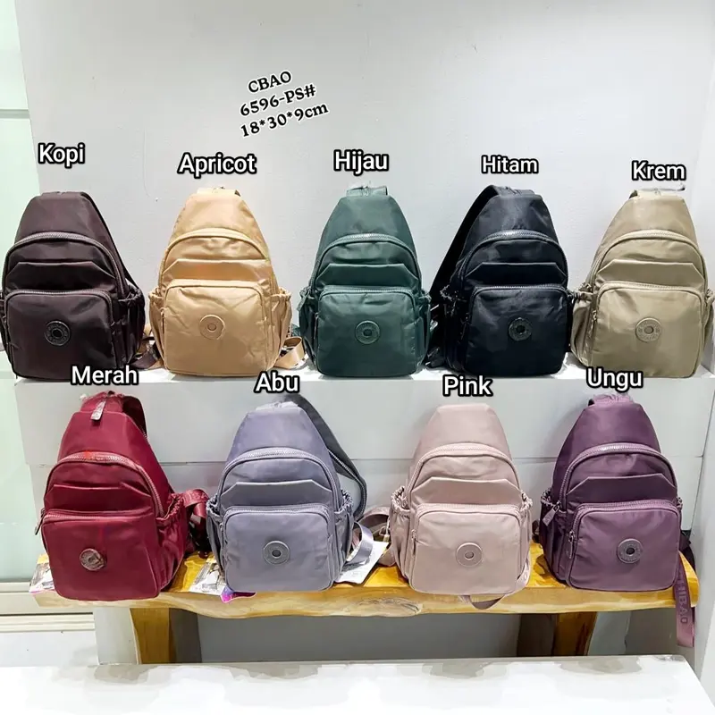 Terbaru-Chibao Tas selempang wanita lupus backpack mini cewek slingbag import kekinian waterproof anti air 1