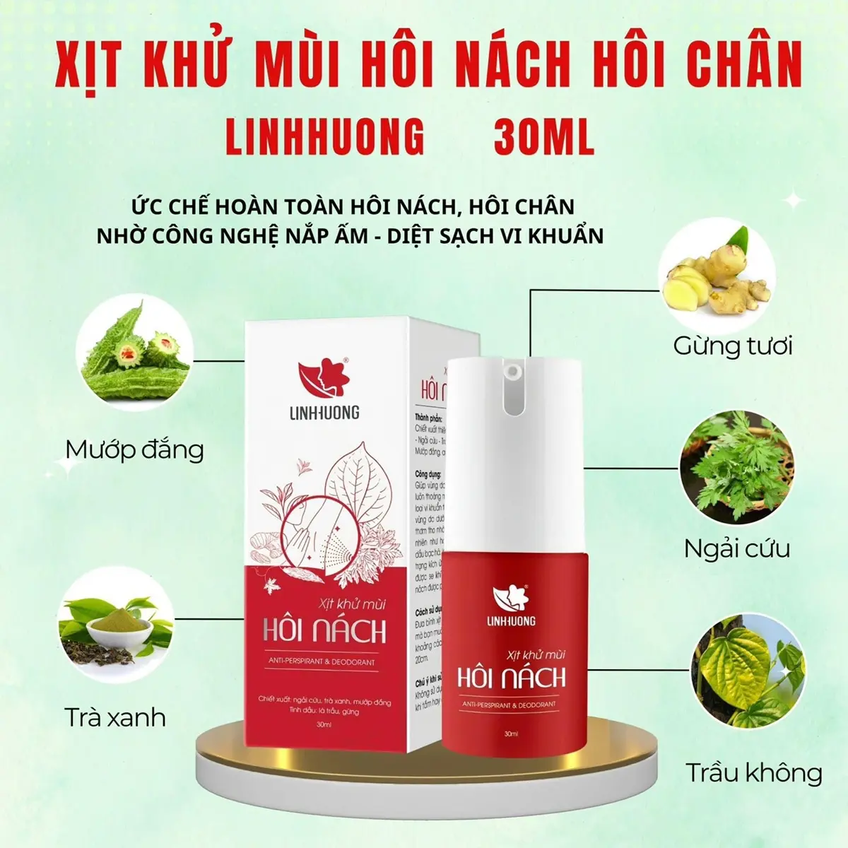 XỊT NÁCH XỊT CHÂN LINH HƯƠNG [CHÍNH HÃNG]