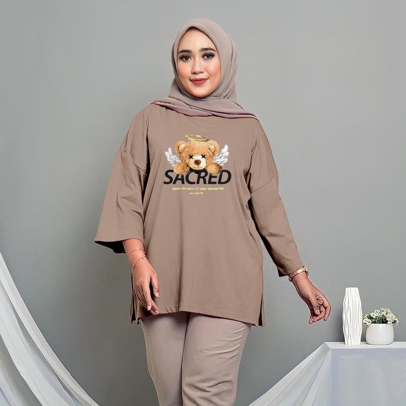 kaos oversize ld120-140cm/kaos wanita jumbo 45-120kg/kaos big size layla /fashion tiktok 1