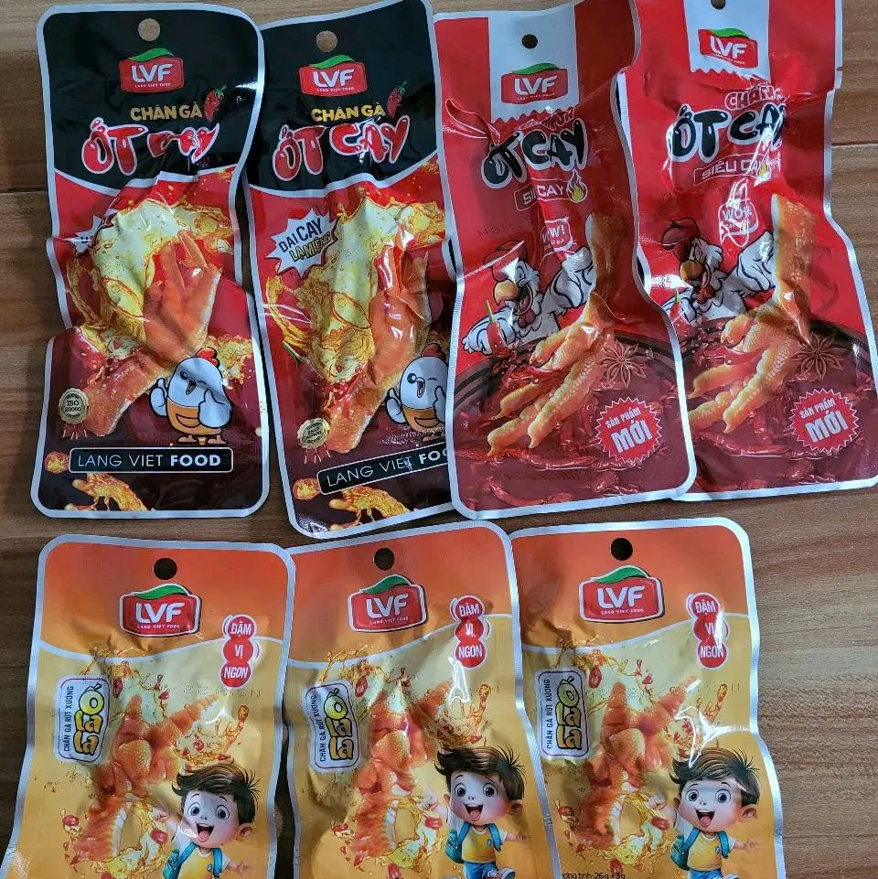 30Gói MiX[15CÓ Xương+15Rút Xương]Tê Cay Làng Việt  Tặng Kèm Muối Chấm Chua   Ăn Vặt Food