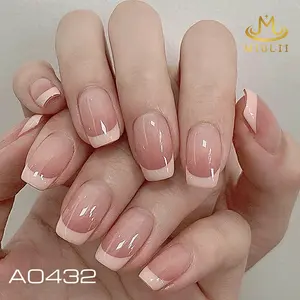 Kuku Palsu MIULII Barbie Nails A0432 isi 24pcs Art Lem Tempel Polish Tangan Cat