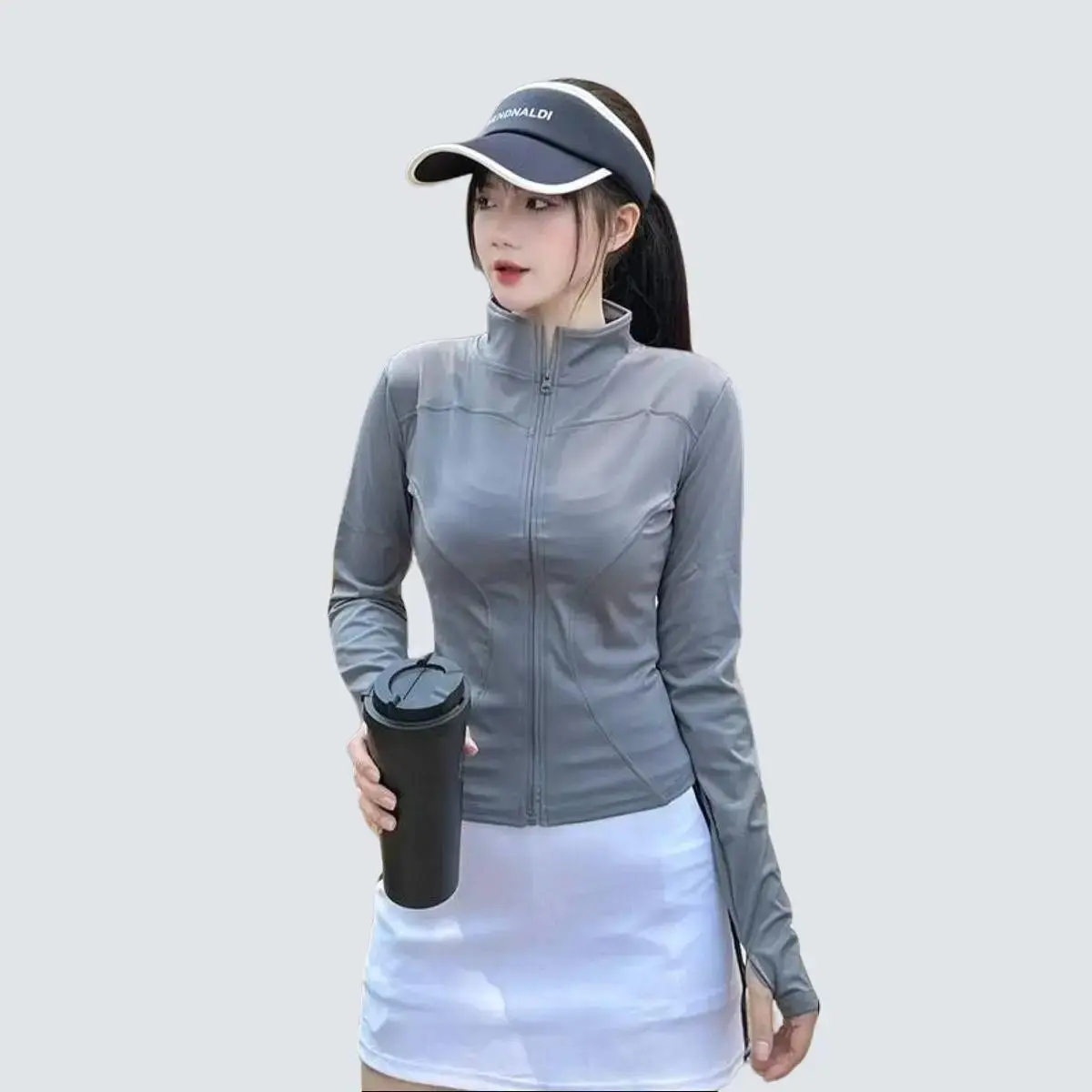 Áo Khoác Nữ Tập Gym, Yoga Vải Thun Lạnh Hàng QC Loại 1. Form Nhỏ - Tăng Size [TT21] Đồng Sport Chạy Bộ - Top, Jacket
