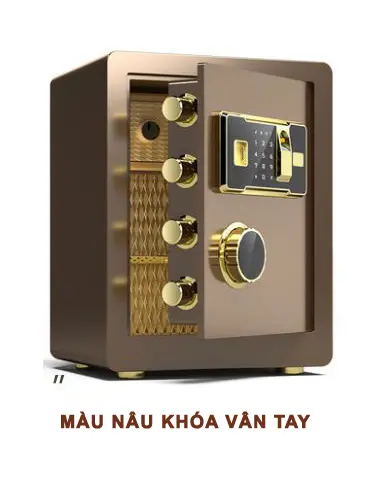 Két Sắt Văn Phòng Vân Tay Chống Cháy , Két Điện Tử Thông Minh An Toàn Bảo Mật Dễ Dàng Lắp Đặt Kích Thước 45x38x32 cm