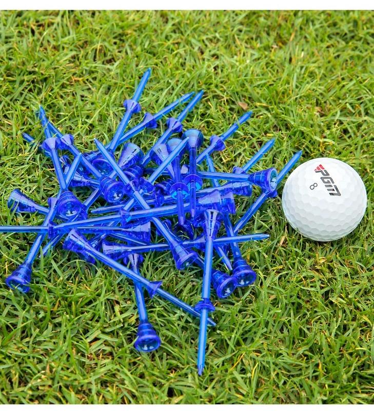 Product Introduction of PGM New Style Durable 83mm Large Diameter Crystal Round Golf Tee with Height Marker for Golf Tournament QT023 22