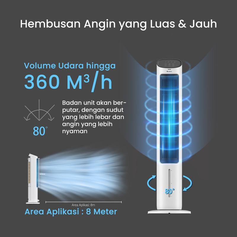PROMO GREE Tower Fan Air Cooler Air Cooler GTA ACOOL4 Garansi Resmi 1 thn 2