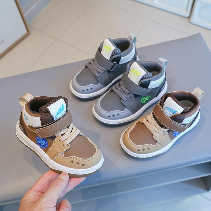   1-6.tuổi TX628 Giày thể thao quai dán Xuân 2025 Size 21-32  cho bé trai gái Sneaker Kids Sandal Jean Kem Bé gái Bé trai  Thoải mái giay chobetrai giaythethao treem BM79 