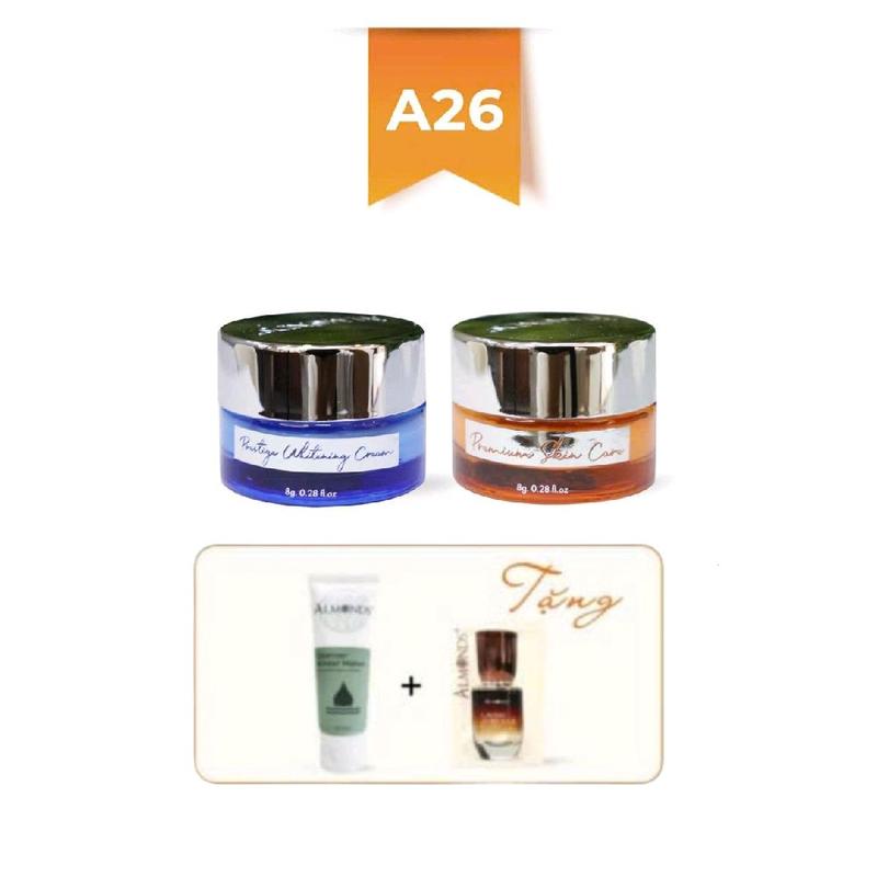 Combo Kem Sen Tuyết và Kem Cam Nhỏ Mờ Nám, Đẹp Da Skincare Nữ - Women