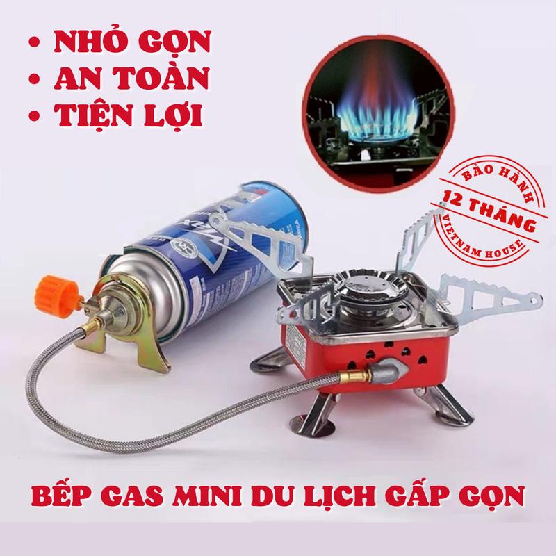 LOẠI 1 CỨNG CÁP || BẾP GA DU LỊCH MINI XẾP GỌN LOẠI 1 CỨNG CÁP - Bếp Gas Gấp Gọn Cao Cấp Nhỏ Gọn Đi Phượt Camping Dã Ngoại Tiện Lợi.