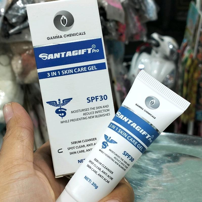  Gel Chấm Mụn Santagift Giảm Thâm Ngừa Mụn Thông Thoáng Lỗ Chân Lông 20g mẫu mới 