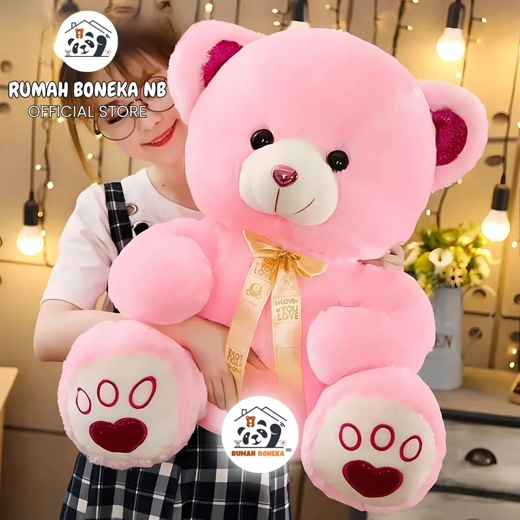 Boneka Bianka Teddy Bear Jumbo 65 cm SNI - Kado Spesial untuk Sahabat dan Teman Spesial - Hadiah