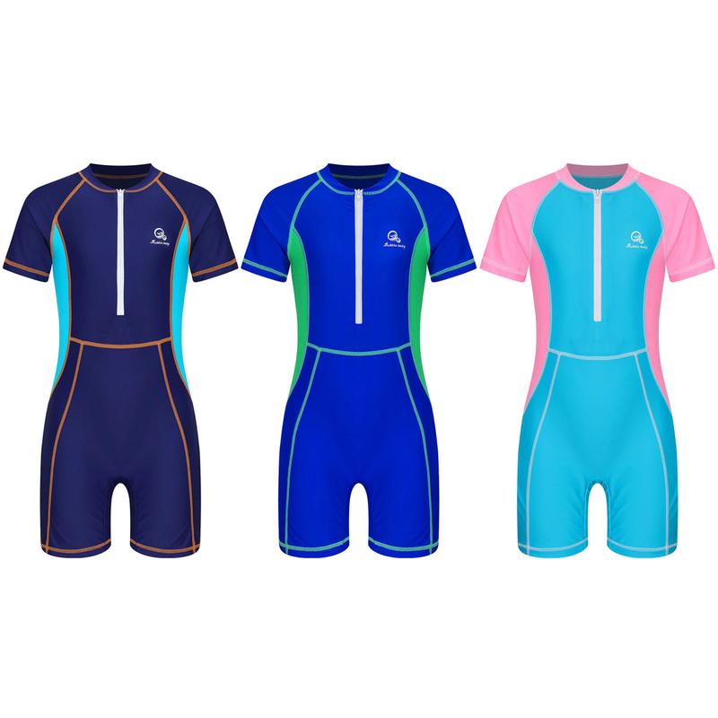 Jizyo Girls Boys Swimming Costume for Surfing Diving Kids Rash Guard Swimsuit UPF 50+ Bathing Suit 0