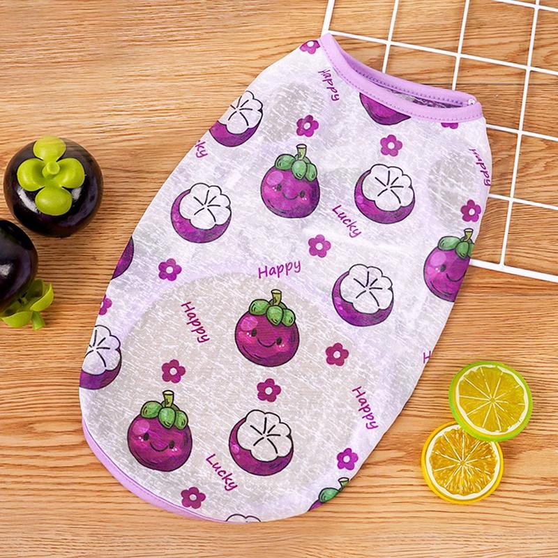 Product Introduction of Quần áo chống bụi cho thú cưng, áo vest mùa xuân và mùa hè cho chó lớn, thiết kế trái cây hoạt hình, thích hợp cho mèo và chó, cung cấp cho Teddy, Corgi, Golden Retriever và các giống chó khác real  dog  shoes 7
