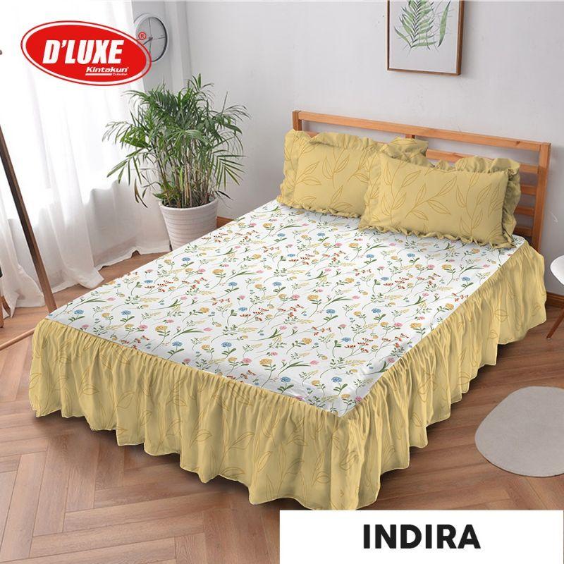 SPREI DELUXE RUMBAI 180X200 BANTAL 2 GULING 2 8