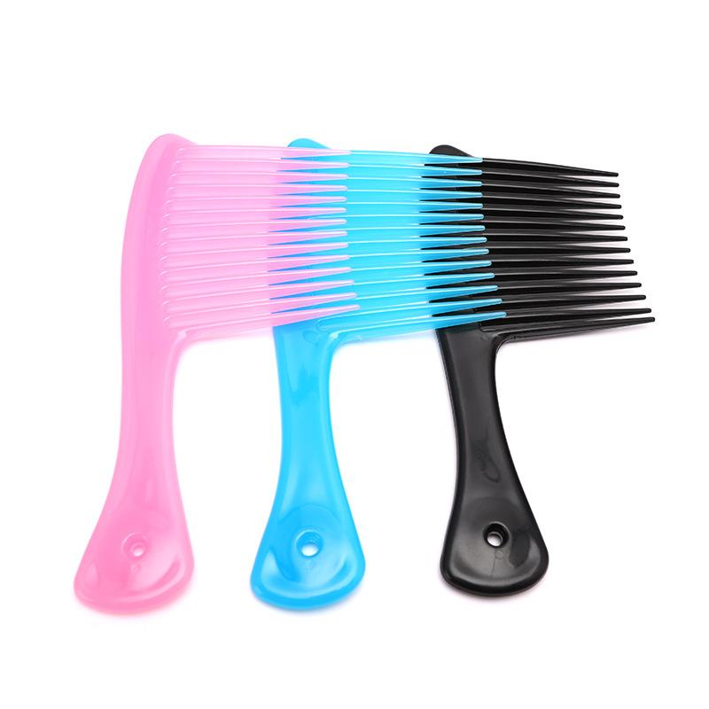 Product Introduction of Large Wide Tooth Comb Handle Detangling Reduce Hair Loss Comb Pro Female Smooth Hairbrush Hairdressing Salon Dyeing Styling Tool 2