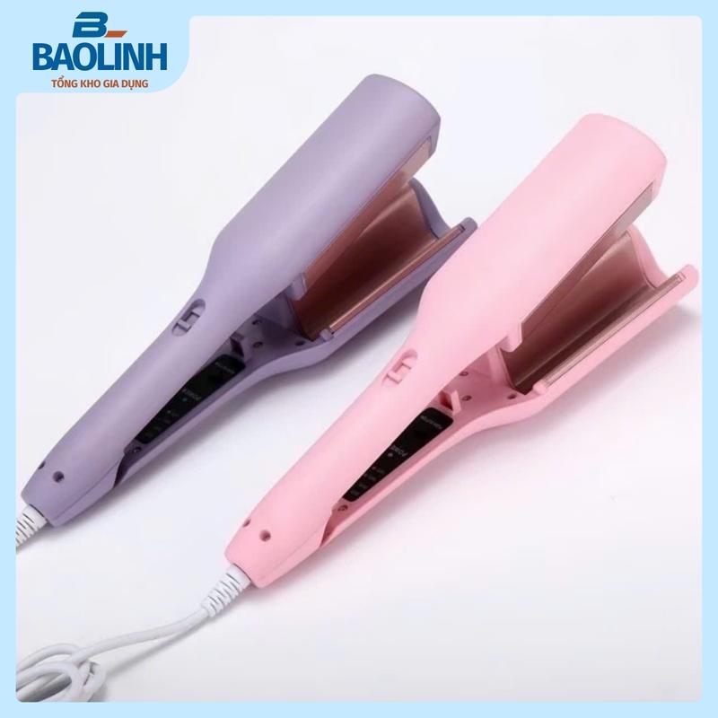  Máy Uốn Tóc  Xoăn Sóng Nước Hippie 32mm Chất Liệu Gốm Sứ Cao Cấp - Máy Làm Xoăn Sóng Nước Nữ 