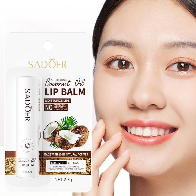 Product Introduction of SADOER Coconut Lip Balm Hydrating Moisturizing And Anti-cracked Lip Balm 13
