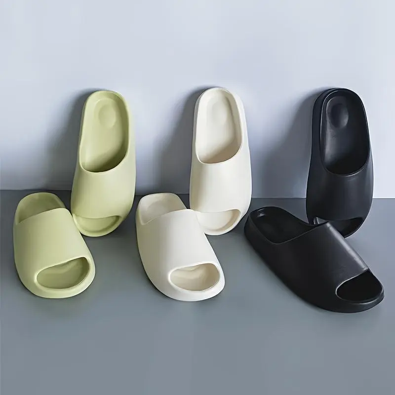 Comfortable Soft Sole Slide Women - Breathable EVA Upper, Non-Outsole, Open Toe Design, Solid Color, Lightweight, Easy-On Style - Perfect Indoor Outdoor Use Girl Shoe slippers  for  women 0