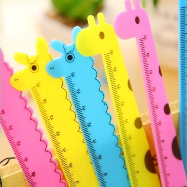 Thước kẻ học hoạt hình PVN63655, kích thước 15cm 6