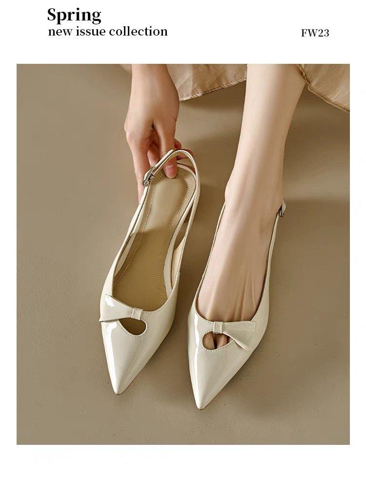 Product Introduction of Pointy heels for women Rubber buckle 23