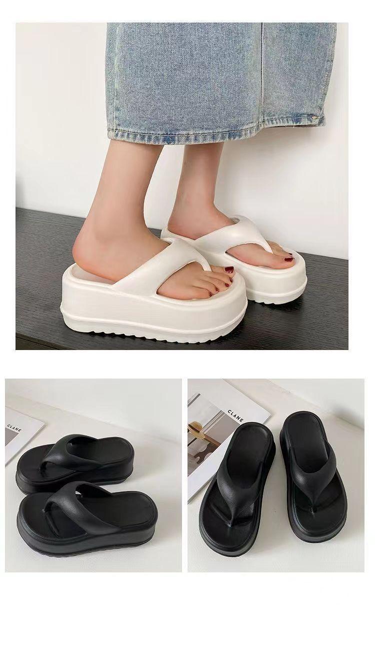 Product Introduction of Dép Xỏ Ngón Đế Dày Eva, Dành Cho Nữ, Chiều Cao Gót 6Cm, Đế Mềm Tăng Chiều Cao, Chống Trượt, Thời Trang Ins, Thích Hợp Mặc Ngoài Trời, Hàng Mới Về Mùa Hè 2024 4