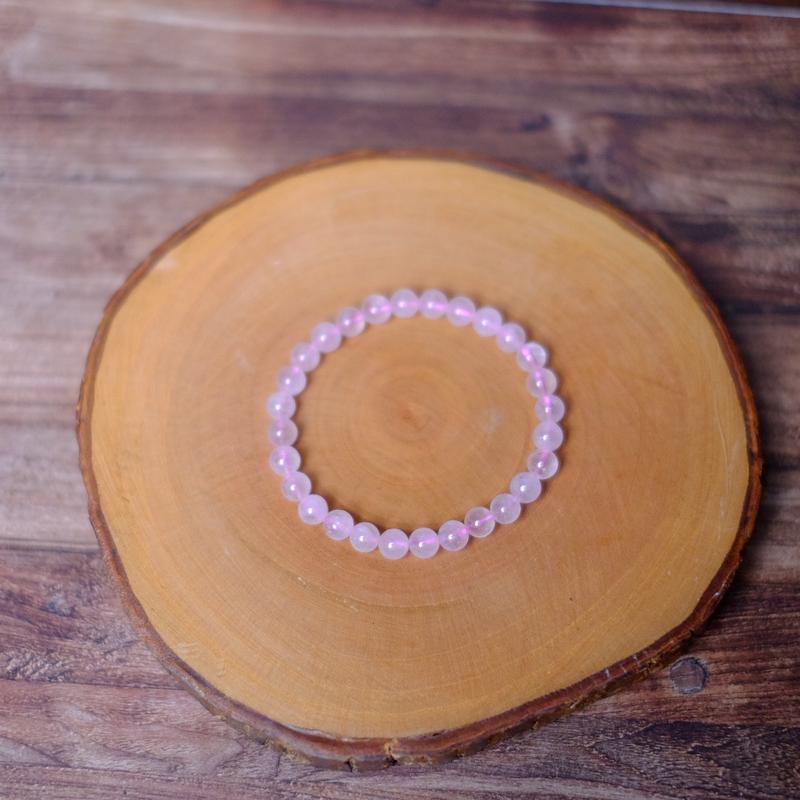 Love Attractor Rose Quartz Bracelet  Perhiasan 6