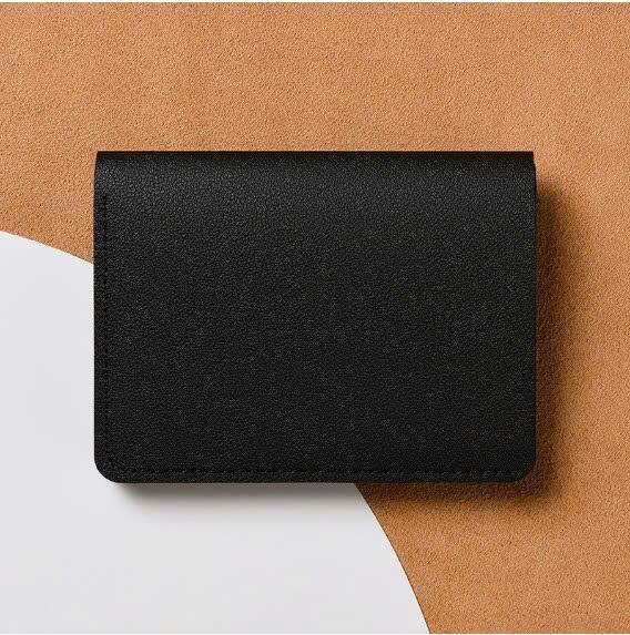 Ví da nam thời trang dáng đứng Slardar S23 cầm tay gập đôi có khóa nhỏ gọn Wallet Nhung