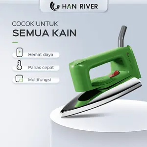 [COD]HAN RIVER Setrika HRYD02 400watt-HIJAU/HITAM