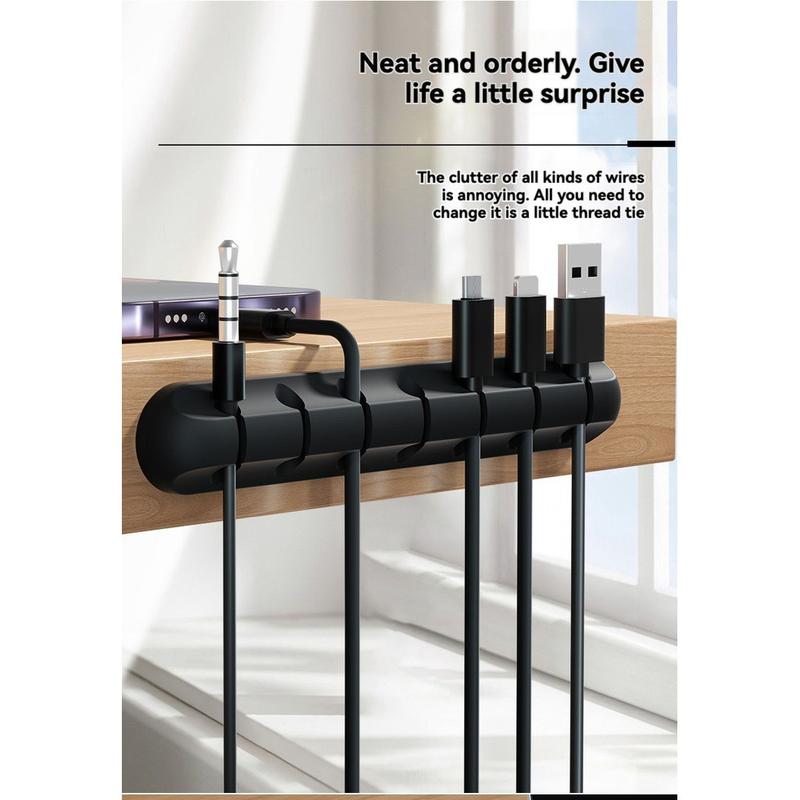 Product Introduction of 【SG Ready Stock】2pcs x Cable Organizer and Wire Winder for Desk Cable Management, Cord Storage and Organization Gadget 18