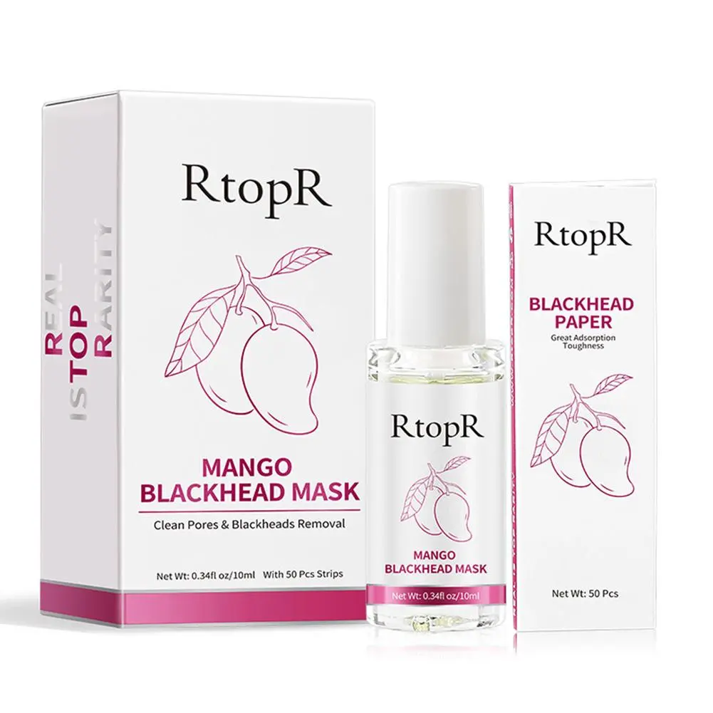 10ml Mango Blackhead Removing Nose Mask Deep Cleansing Acne Essence Blackhead Removing Mask Clean Pores Facial Care