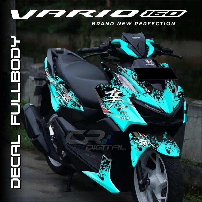 Decal Vario 160 Motif Hayabusa Jepang  +Bonus Laminasi glossy/doff 3