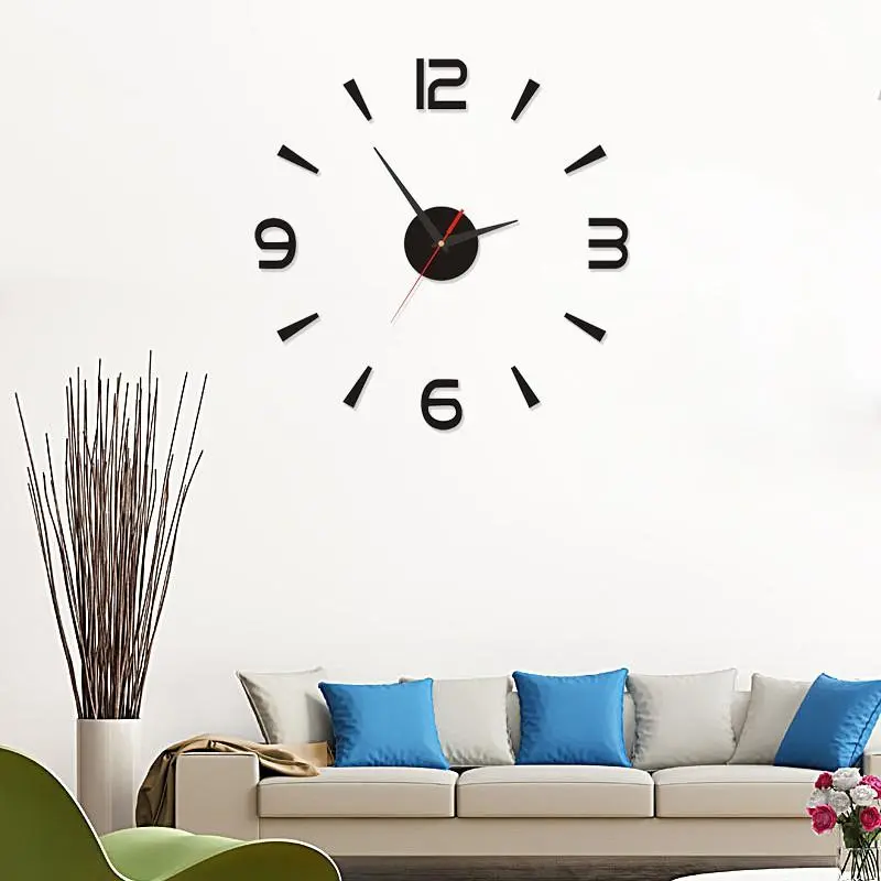 Jam Tembok DIY Jam Dinding Dekorasi Jam Rumah Ruang tamu Kamar tidur STIKER JAM SERBAGUNA 1