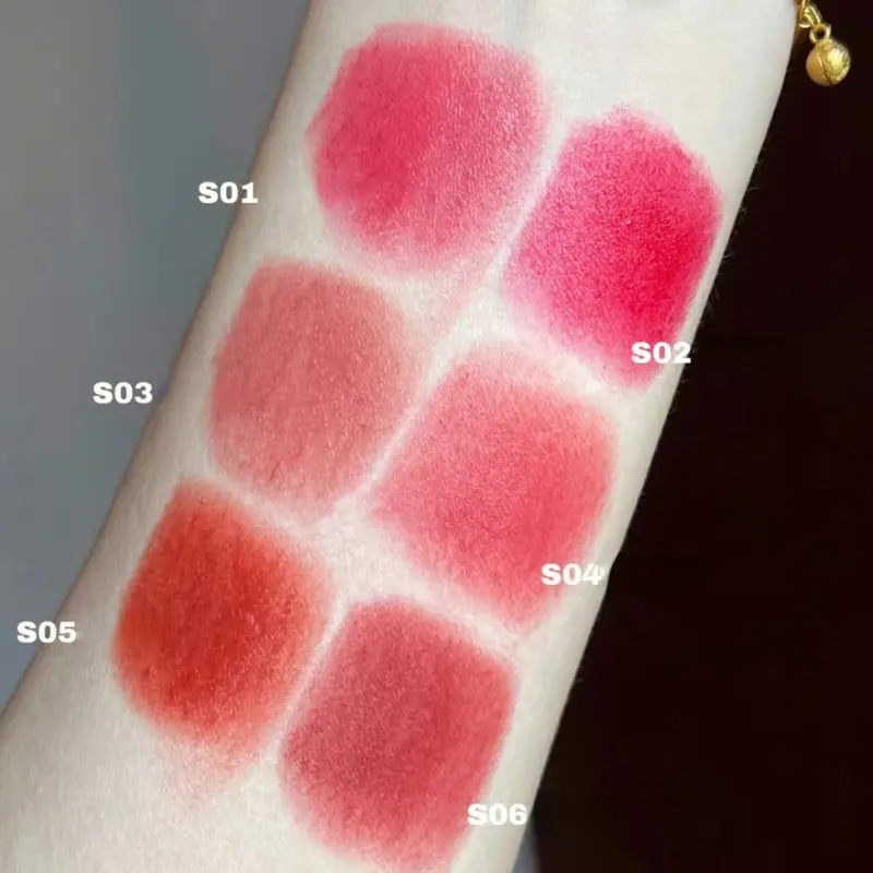NEW! CAPPUVINI PINK MATTE Lipstick 6 Warna Nude Pink Mosturizing Lipstick Korea Korean Lipstick 2
