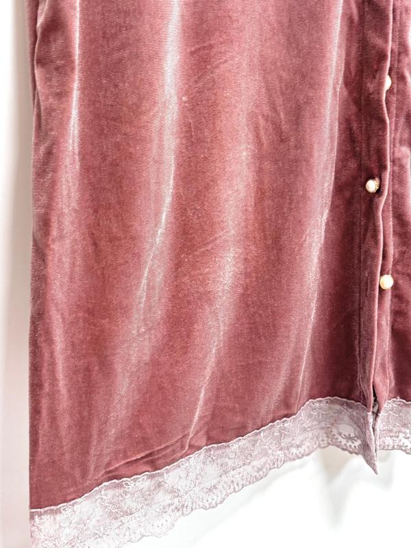 Women's Velvet V Neck Nightdress, Casual Soft Comfortable Short Sleeve Nightgown for All Seasons, Fashion Ladies' Sleepwear for Daily Wear 7