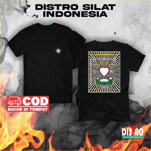 KAOS PSHT TERATE 1922  T-shirt Persaudaraan Setia Hati Logo Katun