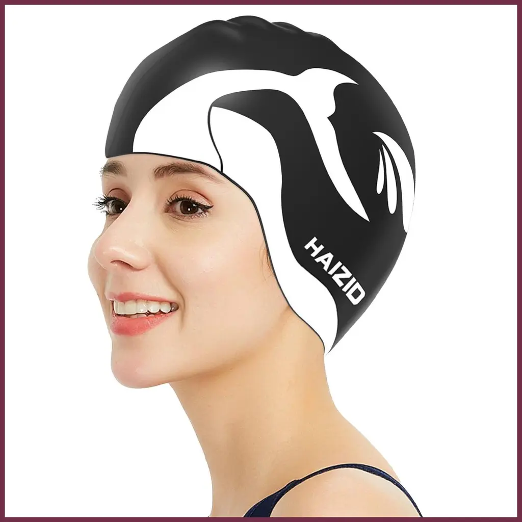 Adult Swimming Cap Universal Silicone Cap Universal Silicone Silicone Swim Hat For Long Hair Swimming Cap For Women Long kouph