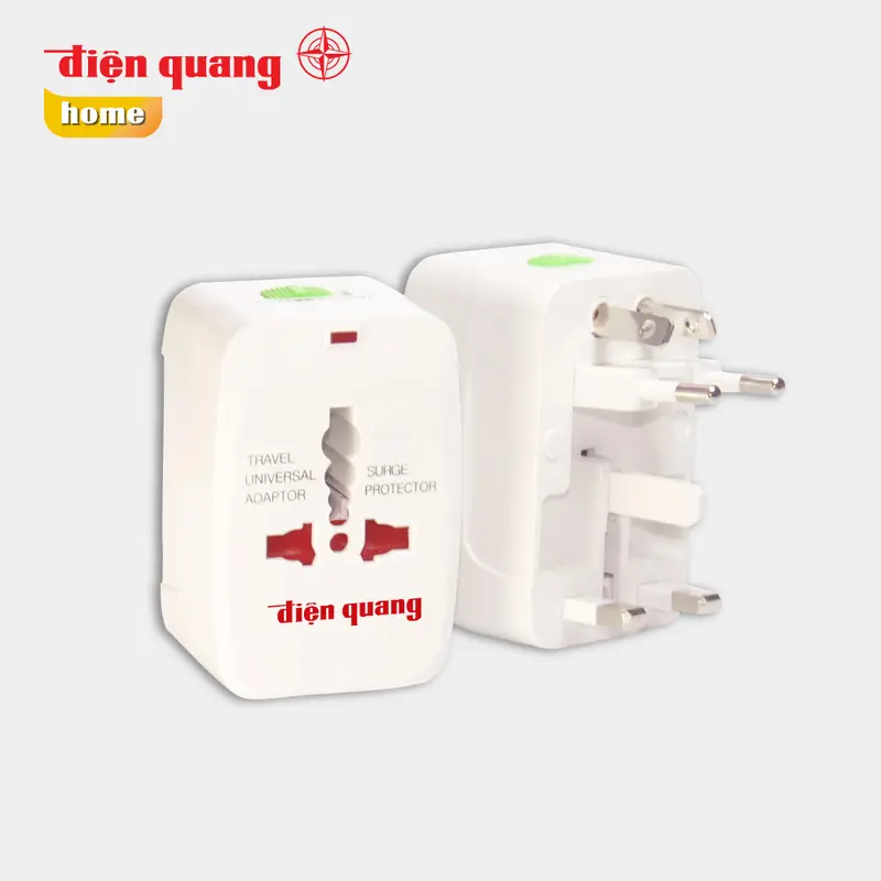 Ổ cắm du lịch Điện Quang ĐQ ESK TV01 ( Màu trắng ) 0