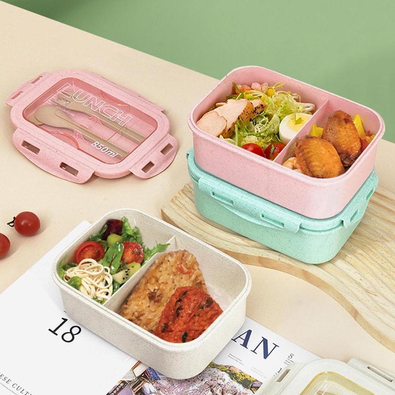 Product Introduction of 1pc Bento Box Leakproof Lunch Containers Cute Lunch Boxes For Spoon/Chopsticks Dishwasher I5X9 27