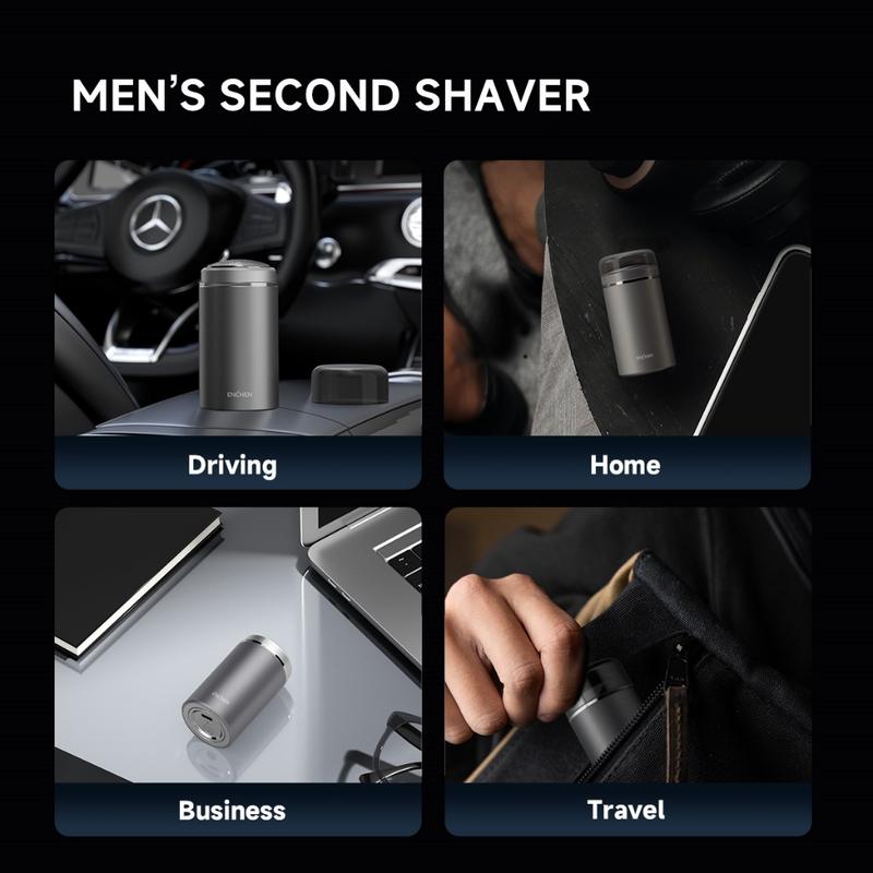 Máy cạo râu siêu mini Enchen Z3 lưỡi dao 3 vòng tự mài, cạo khô & ướt, chống kẹt râu, pin cực trâu 2