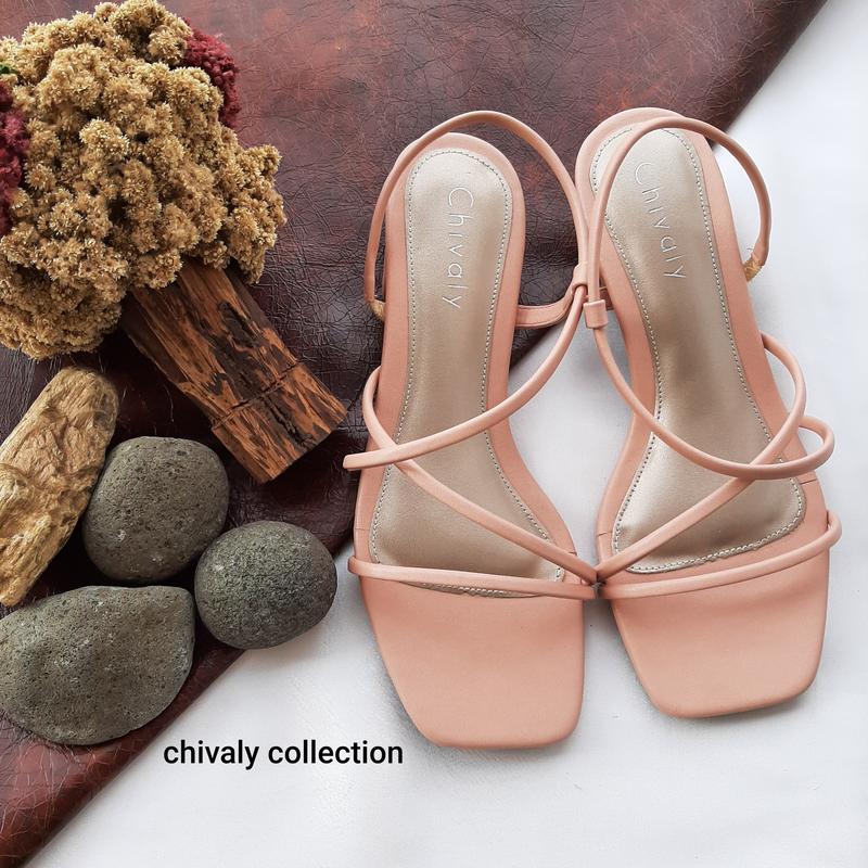 Product Introduction of CHIVALY Vani Sandal tali wanita Heels 3 Cm 44