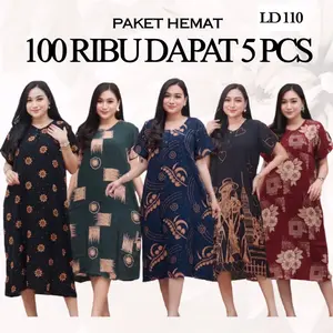 Daster Busui Bumil Bahan Rayon 100rb Dapat 5pc Daster Paket Usaha Adem Tidak Nerawang
