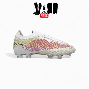 Zars Sepatu Sepakbola Nova Devianz Semi Boots Lentur Hitam Biru Hijau FG Original Bonus Kaos Kaki & Deker Ekselon Ringan FG Ideal Lapangan Rumput