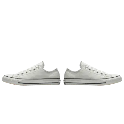 Sepatu Sneakers Pria Wanita Canvas 70s Low Putih List Hitam 36-43 Casual Shoes 4